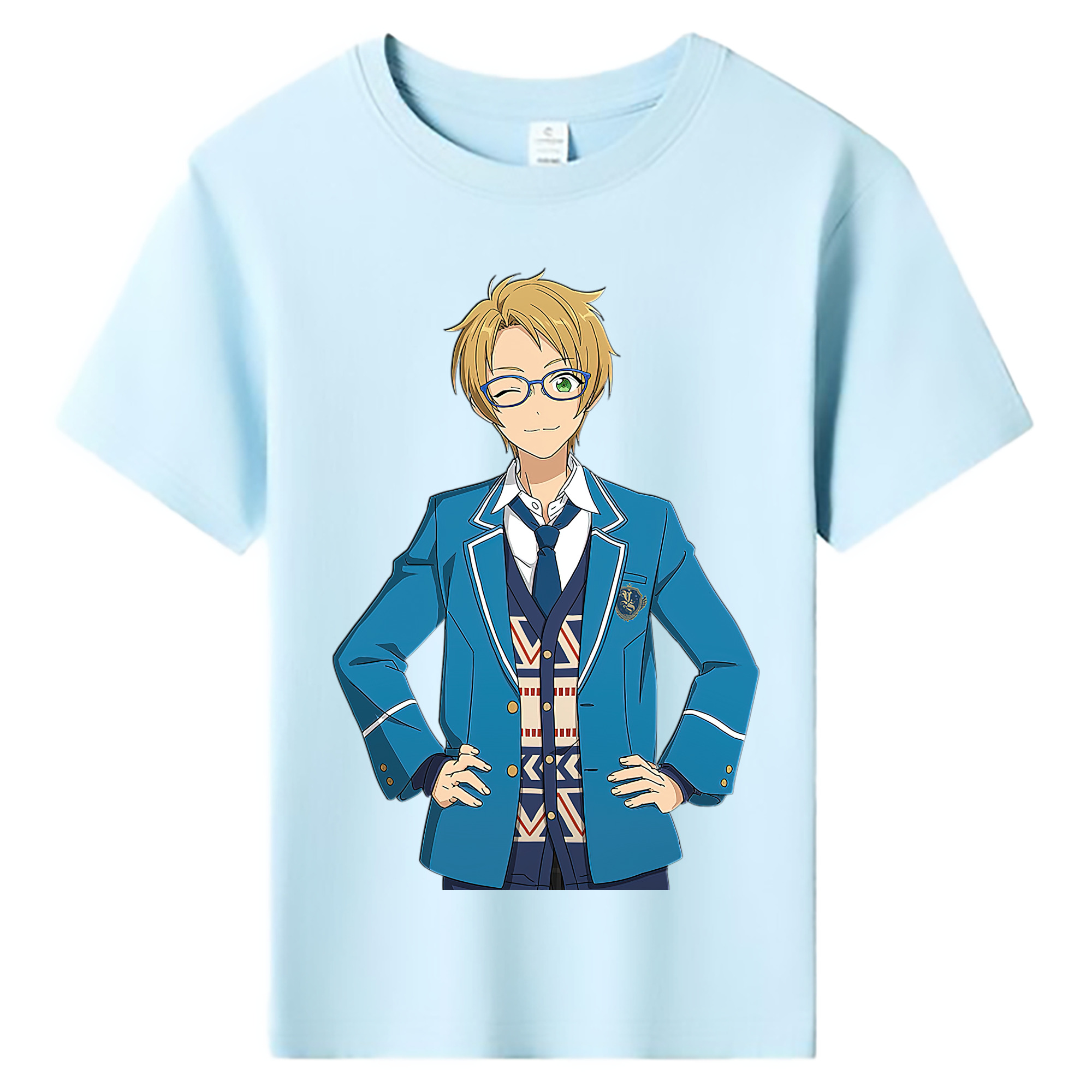 （画像用） あんさんぶるスターズ! Ensemble Stars 綿100％キッズTシャツ（フロントプリント）